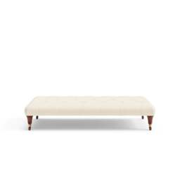 Foot Stool - Cream - House Weave - Amelia Large - The Cotswold Company - thumbnail 7