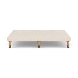 Foot Stool - Cream - House Weave - Amelia Large - The Cotswold Company - thumbnail 2