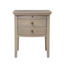 Winchcombe Smoked Oak Winchcombe Smoked Oak Double Sleigh Bed and 2 Bedside Tables Set - The Cotswold Company - thumbnail 7
