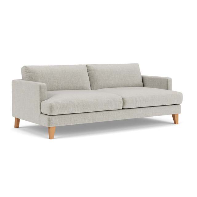 4 Seater Sofa - Grey Mist - Eco Chenille - Jackson - The Cotswold Company - image 1