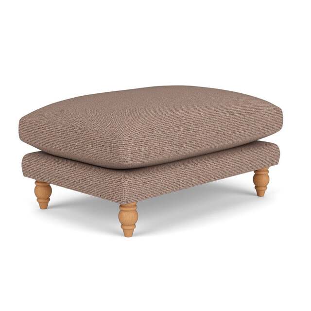 Foot Stool - Autumn Mix - Textured Weave - Emily - The Cotswold Company - image 1