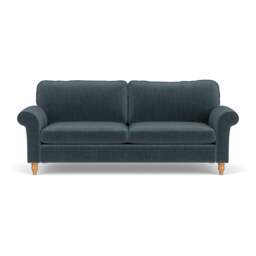 4 Seater Sofa - Teal - Eco Chenille - Hurley - The Cotswold Company - thumbnail 2