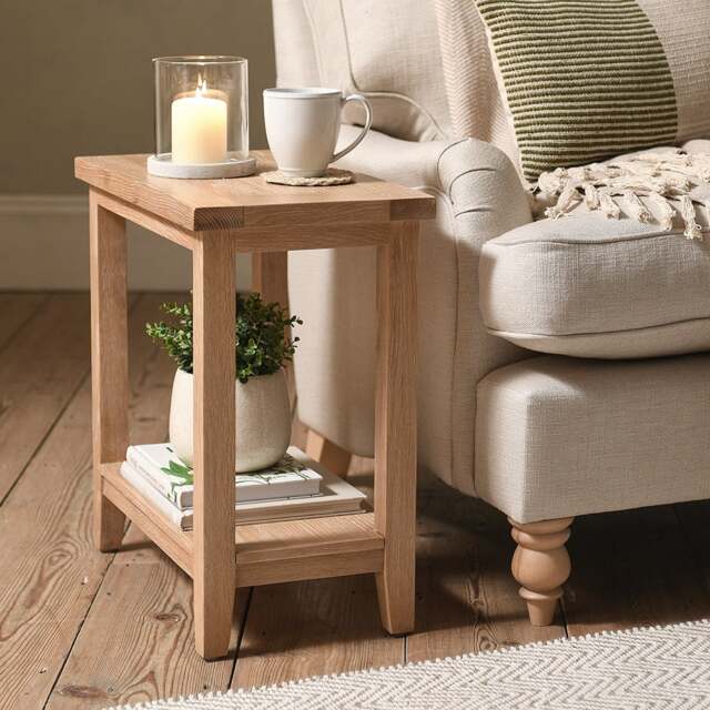 Sofa Table - Inglesham Whitewash Oak - The Cotswold Company - image 1