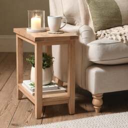 Sofa Table - Inglesham Whitewash Oak - The Cotswold Company