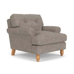Armchair - Shoreline Mix - Textured Weave - Talbot - The Cotswold Company - thumbnail 1