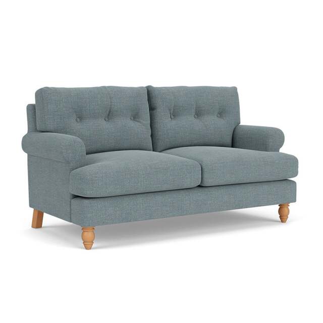 Large 2 Seater Sofa - Teal Marl - Rustic Weave - Talbot - The Cotswold Company - image 1