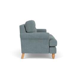 Large 2 Seater Sofa - Teal Marl - Rustic Weave - Talbot - The Cotswold Company - thumbnail 3