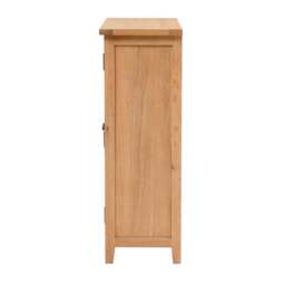Large Shoe Cupboard - Inglesham Whitewash Oak - The Cotswold Company - thumbnail 7