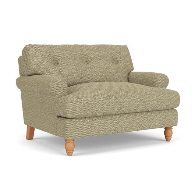 Love Seat - Apple - Herringbone Weave - Talbot - The Cotswold Company - image 1