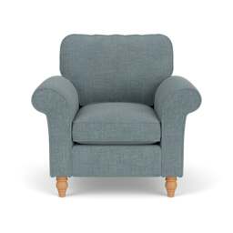 Armchair - Teal marl - Rustic Weave - Hurley - The Cotswold Company - thumbnail 2
