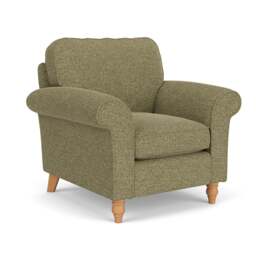 Armchair - Sage - Aquaclean Oxford - Hurley - The Cotswold Company - thumbnail 1