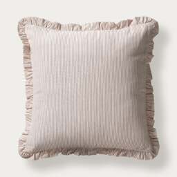 Country Ruffles Pale Rose Cushion - Home Accessories - The Cotswold Company - thumbnail 1
