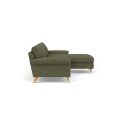 Chaise Large Right Hand - Fern - Luxury Italian Linen - Osbourne - The Cotswold Company - thumbnail 3