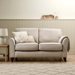 Large 2 Seater Sofa  - Natural - House Linen Mix - Express Delivery Sofas - Fletcher  - The Cotswold Company