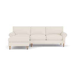 Chaise Large Left Hand - Cream - House Weave - Osbourne - The Cotswold Company - thumbnail 2