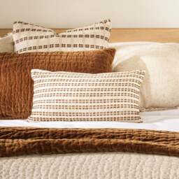 Hand Woven Dash Cushion Spice - Home Accessories - The Cotswold Company - thumbnail 3