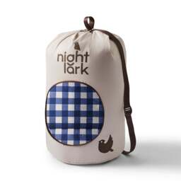 Night Lark® Gingham Indigo Coverless Duvet Set - thumbnail 7