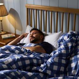 Night Lark® Gingham Indigo Coverless Duvet Set