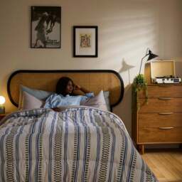 Night Lark® Scandi Stripe Coverless Duvet Set - thumbnail 4