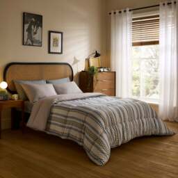 Night Lark® Scandi Stripe Coverless Duvet Set - thumbnail 3