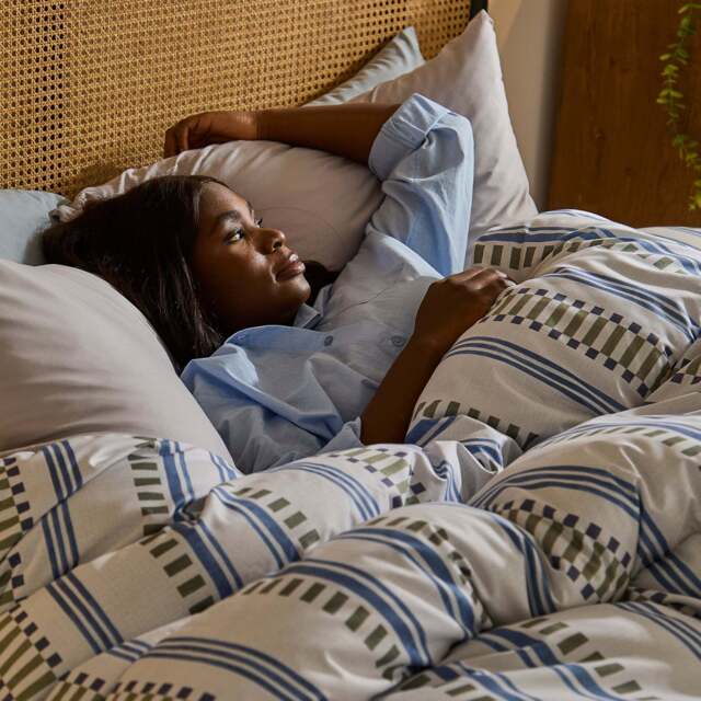 Night Lark® Scandi Stripe Coverless Duvet Set - image 1
