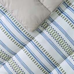 Night Lark® Scandi Stripe Coverless Duvet Set - thumbnail 2