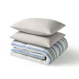 Night Lark® Scandi Stripe Coverless Duvet Set - thumbnail 7