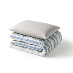 Night Lark® Scandi Stripe Coverless Duvet Set - thumbnail 8