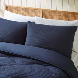 Night Lark® Natural Cotton Waffle Coverless Duvet - thumbnail 7