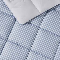 Night Lark® Gingham Print Coverless Duvet - thumbnail 3