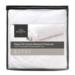 Deep Fill Cotton Mattress Protector - thumbnail 3