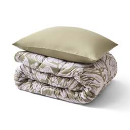 Night Lark® Olive Meadow Coverless Duvet Set - thumbnail 3
