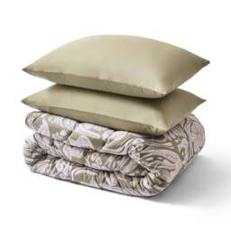 Night Lark® Olive Meadow Coverless Duvet Set - thumbnail 4