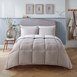 Night Lark® Gingham Print Coverless Duvet Set - thumbnail 2
