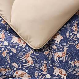 Night Lark® Woodland Creatures Coverless Duvet Set - Indigo - thumbnail 2