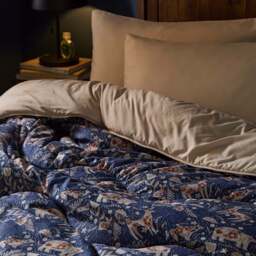 Night Lark® Woodland Creatures Coverless Duvet Set - Indigo