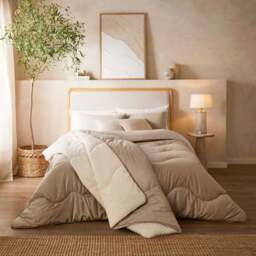 Night Lark® Soft Weave Sherpa Throw – Natural Oat - thumbnail 4