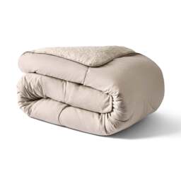 Night Lark® Soft Weave Sherpa Throw – Natural Oat - thumbnail 3