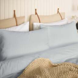 Night Lark®  Natural 100% Cotton Waffle Pair of Pillowcases - White - thumbnail 8