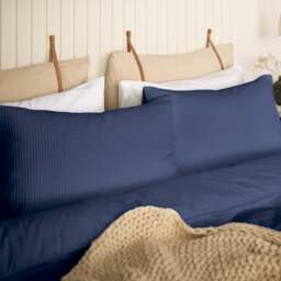 Night Lark®  Natural 100% Cotton Waffle Pair of Pillowcases - White - thumbnail 6