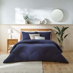 Night Lark® Natural Cotton Waffle Coverless Duvet