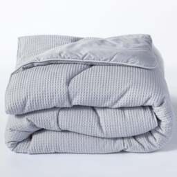 Night Lark® Natural Cotton Waffle Coverless Duvet - thumbnail 9