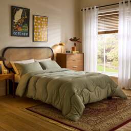 Night Lark® Plain Dye Coverless Duvet Set - thumbnail 8
