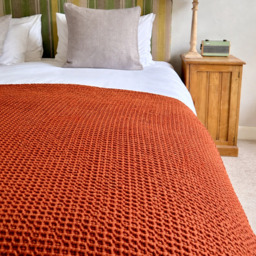 Portofino Cotton Waffle Blankets & Throws - thumbnail 3