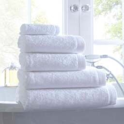 Venice 550gsm Hotel Towel Collection White - thumbnail 1