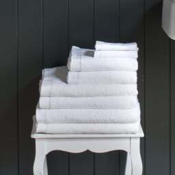 Venice 550gsm Hotel Towel Collection White - thumbnail 2