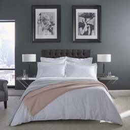 Brooklyn 300TC Cotton Sateen Funnel Hem Duvet Cover - thumbnail 1