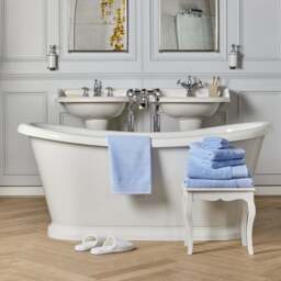 Como Blue 700gsm Organic Cotton Towel Collection - thumbnail 2