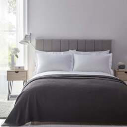Kensington Floral Cotton Matelasse Throw - White - thumbnail 3