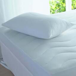 Microfibre Quilted Pillow Protector with zip - thumbnail 3